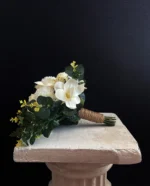 Beyaz Bohem Gelin Buketi